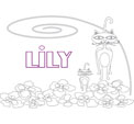 coloriage lily