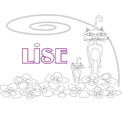 coloriage lise