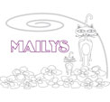 coloriage mailys