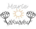 coloriage mariefleur