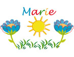 image prénom mariedecor fleur