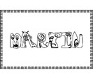 coloriage Martin monstre