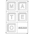Jeu sur le prenom Mateo