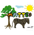 image Matteo savane