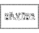 coloriage Maxime monstre