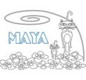coloriage Maya chat