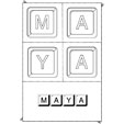 Jeu sur le prenom Maya