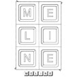 Jeu sur le prenom Meline
