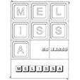 Jeu sur le prenom Melissa