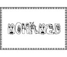 coloriage Mohamed monstre