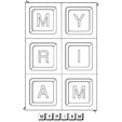 Jeu sur le prenom Myriam