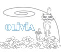 coloriage olivia name=