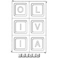 Jeu sur le prenom olivia
