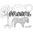 coloriage Pascal savane