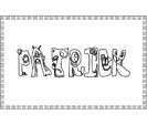 coloriage Patrick monstre