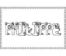 coloriage Philippe monstre