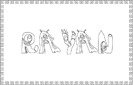 coloriage Raphael monstre