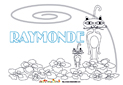 coloriage Raymonde