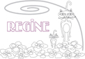 coloriage Regine