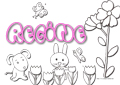 Coloriage prénom Regine