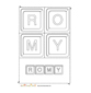 Jeu sur le prenom Romy