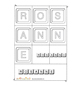 Jeu sur le prenom Rosanne