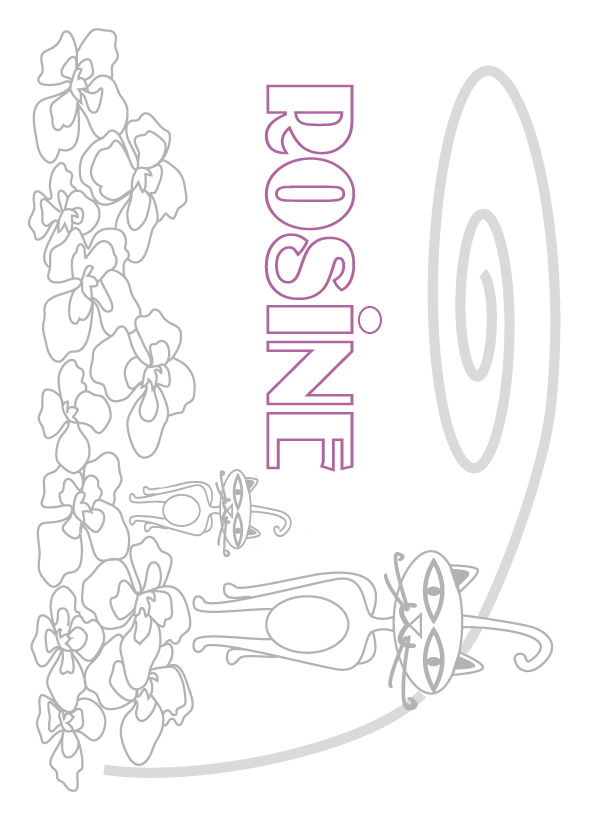 coloriage Rosine