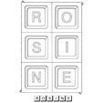 Jeu sur le prenom Rosine