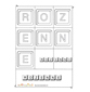 Jeu sur le prenom Rozenne