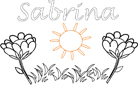 sabrina coloriage