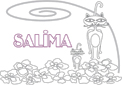 coloriage salomé