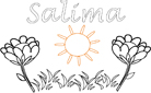 salima coloriage