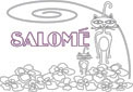 coloriage salomé