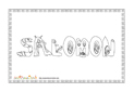 coloriage Salomon monstre