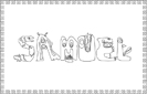 coloriage Samuel monstre