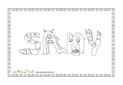 coloriage Samy monstre
