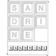Jeu sur le prenom Sandrine