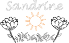sandrine coloriage