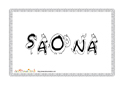coloriage saona