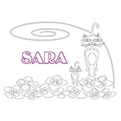 coloriage Sara