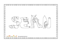coloriage Sean monstre