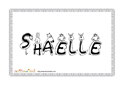 coloriage shaelle