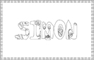 coloriage Simon monstre