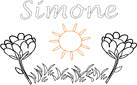 simone coloriage
