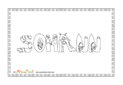 coloriage Sohann monstre