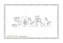 coloriage Solal monstre