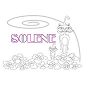 coloriage Solene