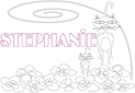 coloriage Stéphanie