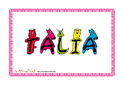 image talia en droles de lettres bestioles