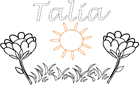talia coloriage